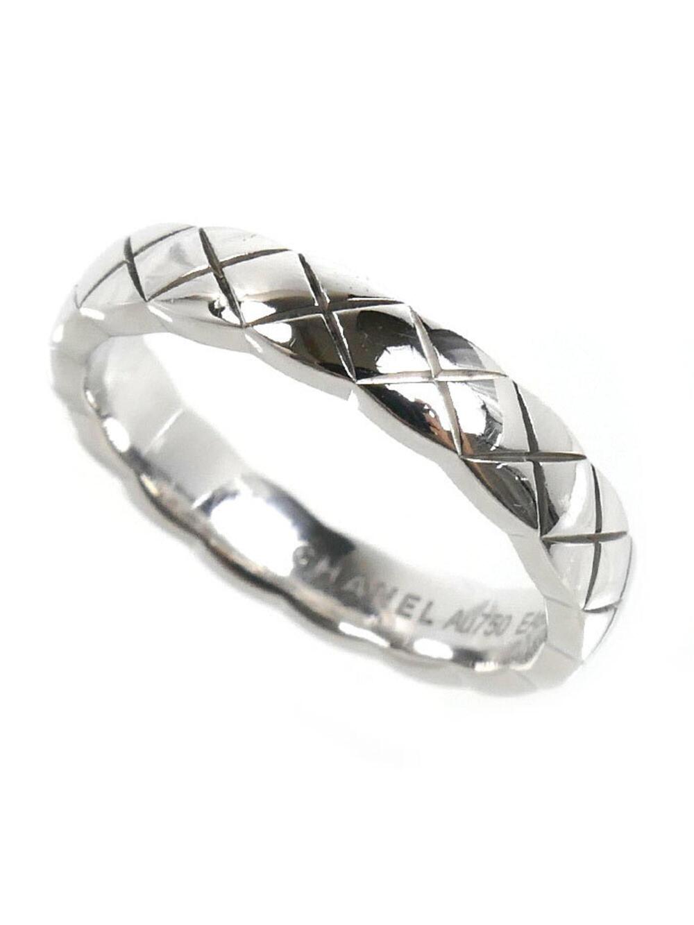 Chanel Ring 18K White Gold #266416C22B